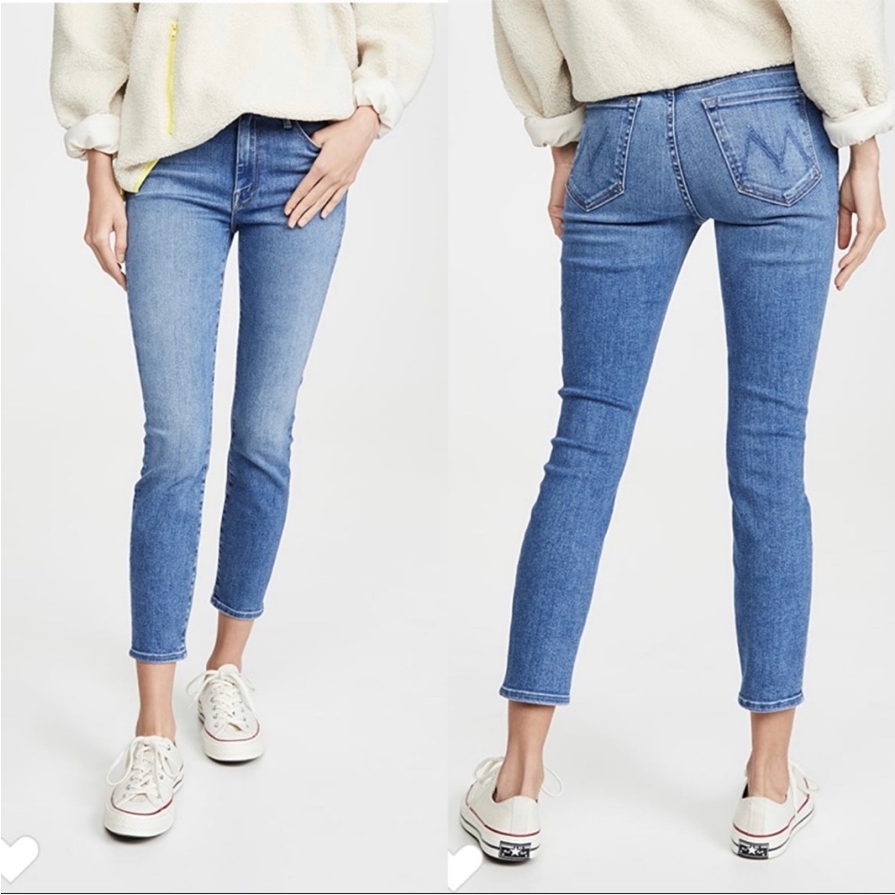 NWT Mother The Looker MAKE ME Cropped Jeans Sz 24